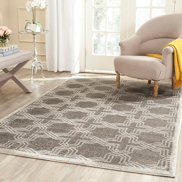 Safavieh Amherst Amt413C Outdoor Rug, Grey/Light Grey, 5'0" X 8'0"