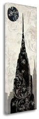 "Moon Over New York" By Color Bakery, Giclee Print on Gallery Wrap Canvas