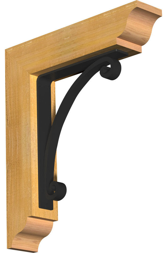 Legacy Traditional Ironcrest Bracket Triple Brace, 4"x20"x23", 4" Thick