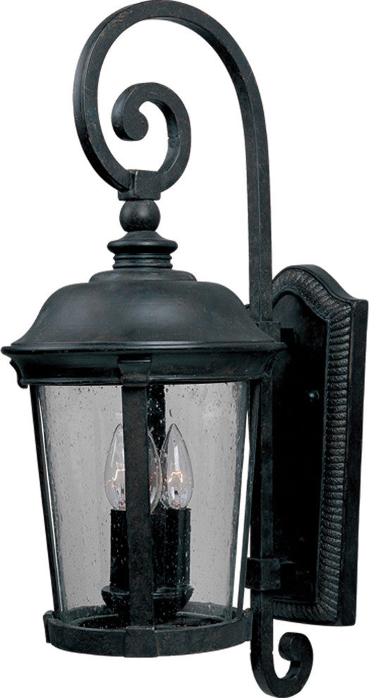 Maxim Dover Cast 3-Light Outdoor Wall Lantern Bronze - 3025CDBZ