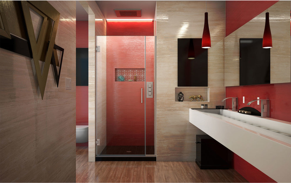 Dreamline Unidoor Min 34-1/2" To Max 35"x72" Hinged Shower Door