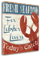 20" Lobster Lovers Giclee Wrap Canvas Wall Art
