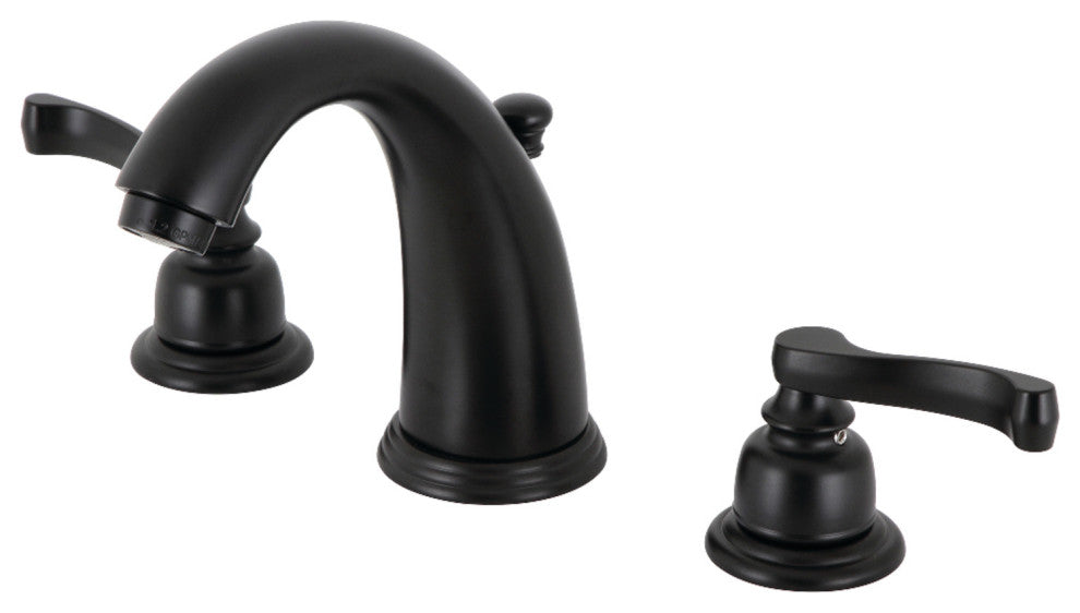 Kingston Brass KB980FL Widespread Bathroom Faucet, Retail Pop-Up