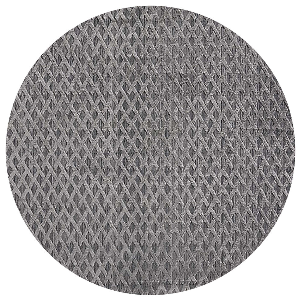 Ahgly Company Indoor Round Mid-Century Modern Area Rugs, 7' Round