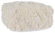 Lyla 100% Cotton 24" Wide Square Ivory Pouf by Kosas Home