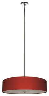 Lyell Forks 5-Light Pendant, Shade: Chili Pepper Red