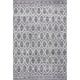 Nuloom Fae Geometric Machine Washable Indoor/Outdoor Area Rug, Grey 5'x8'
