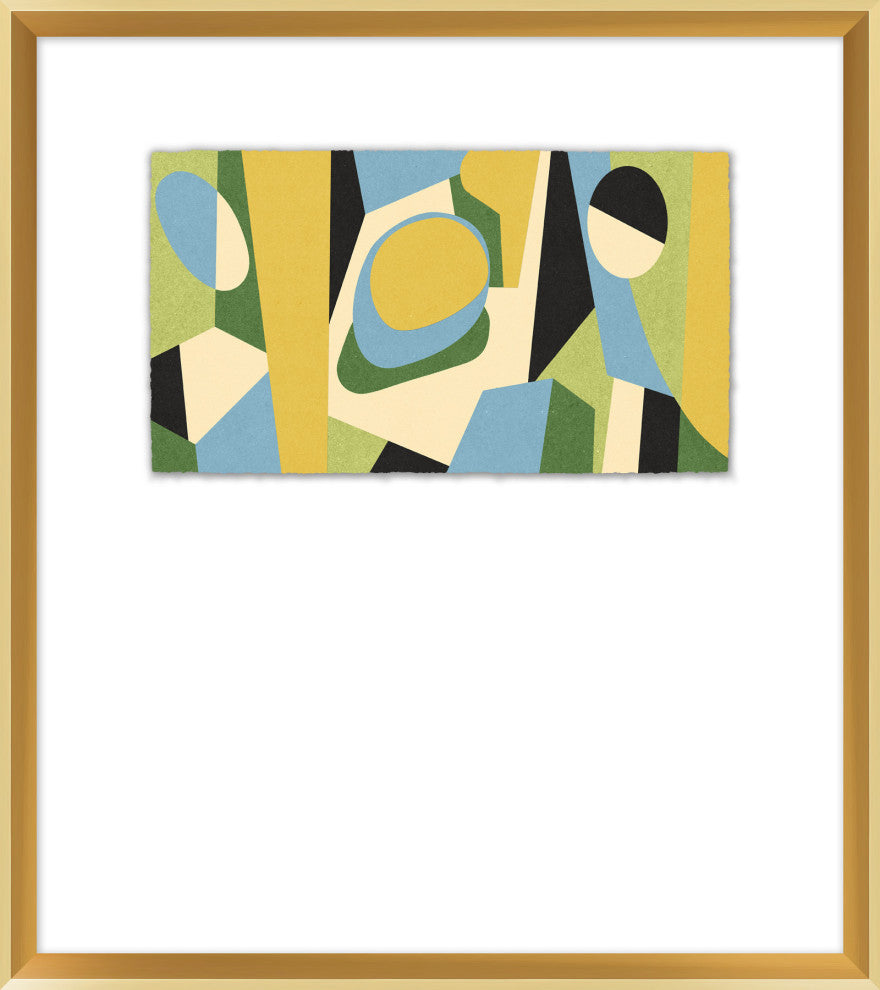 Mid Mod Geometry 2, Giclee Reproduction Artwork