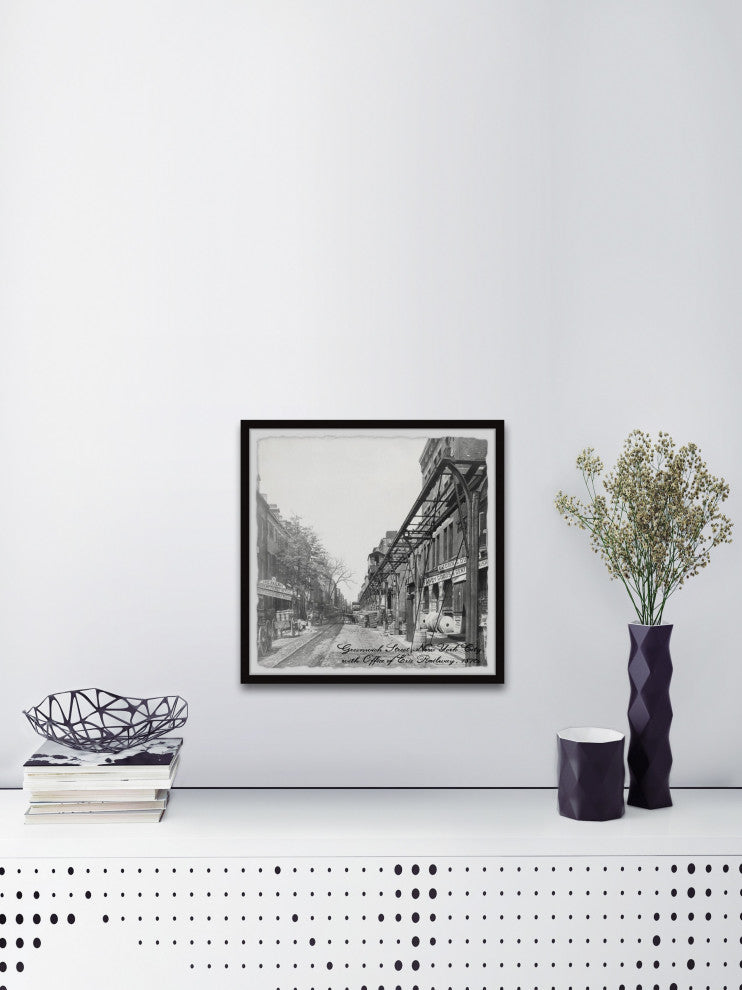 "Old Road" Framed Painting Print, 18x18