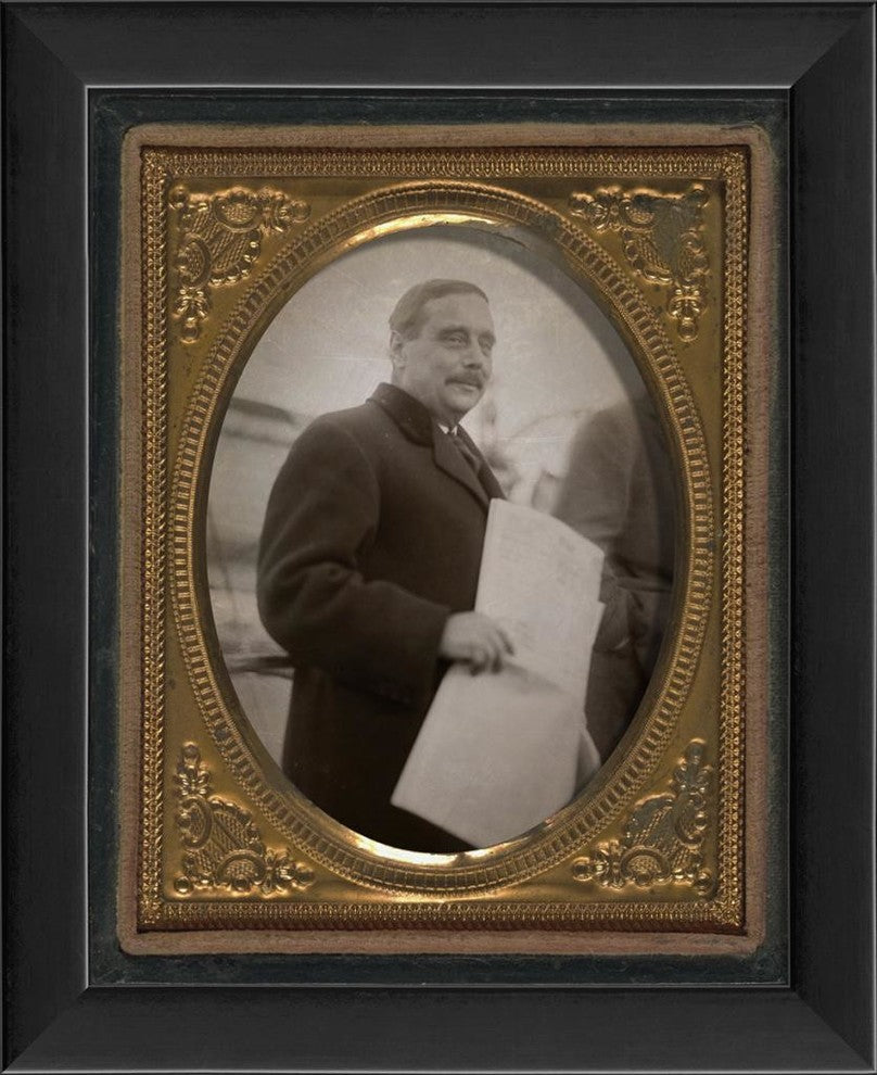HG Wells Framed Artwork