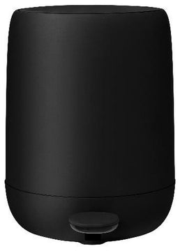Sono Pedal Bin Wastepaper Basket, Black, .8 Gallon