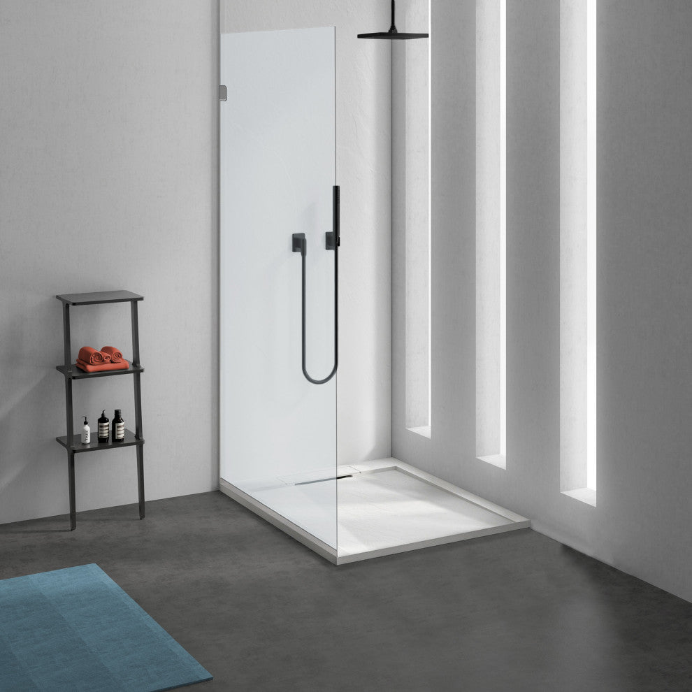 Terre C Series 36"x36" Reversible Drain Shower Base