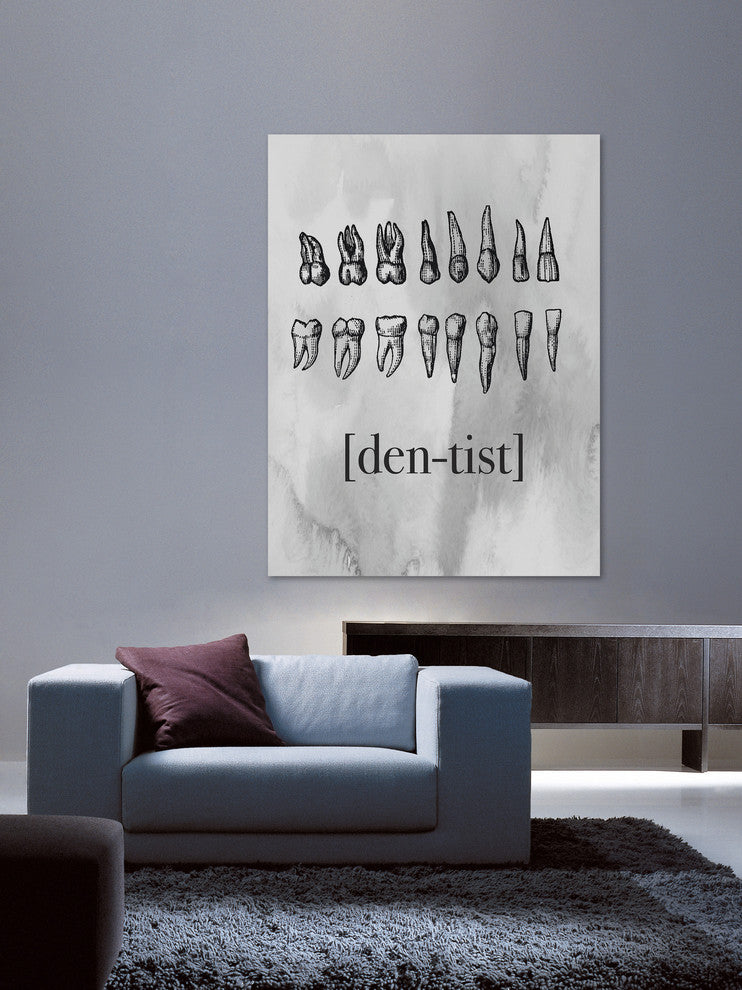 "Dentist" Painting Print on Wrapped Canvas