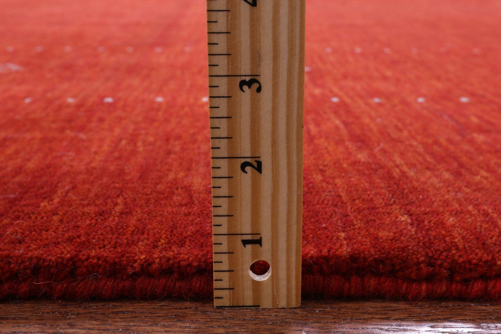 10' 0" X 13' 8" Persian Gabbeh Hand-Knotted Rug Q11365