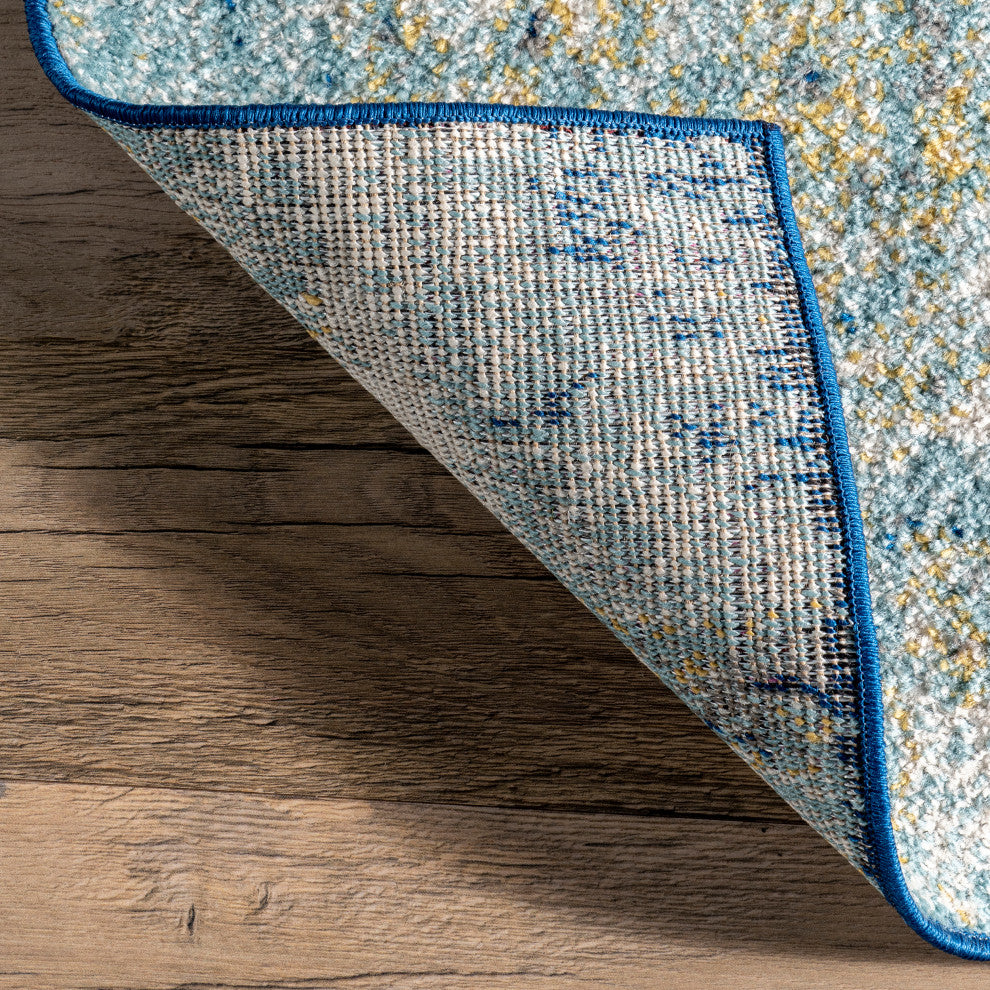 Nuloom Katharina Contemporary Area Rug, Blue 5'