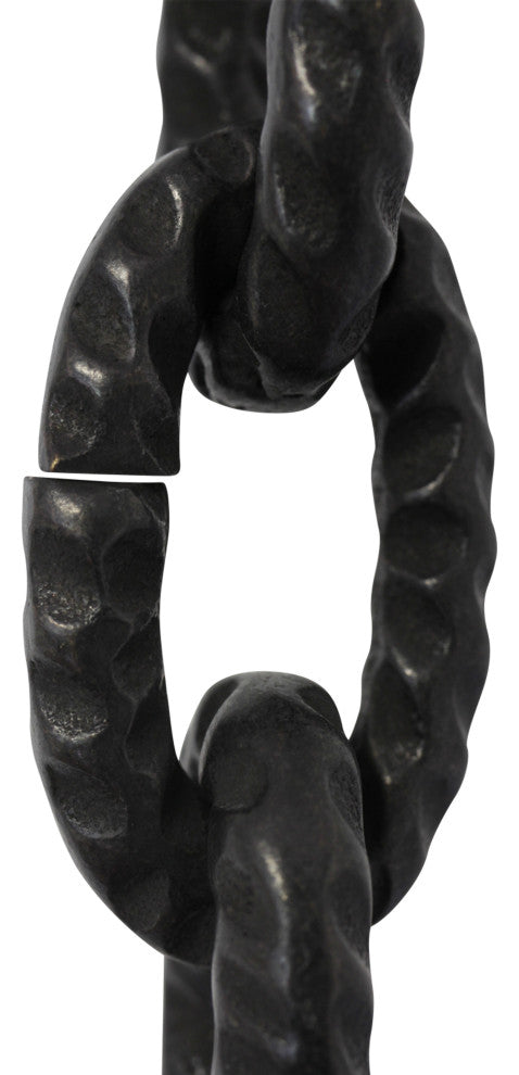 Brass Loop Chandelier Chain, 2 Sizes, 3', Oil Bronzed Black, U35