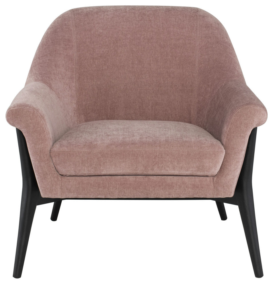 Charlize Dusty Rose Fabric Occasional Chair