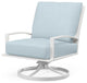 Bristol Sunbrella Upholstered Swivel Outdoor Club Chair