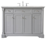 Home Living 48" Single Bathroom Vanity, Gray