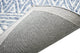 Bashian Nuncio Area Rug, Denim, 5x7.6