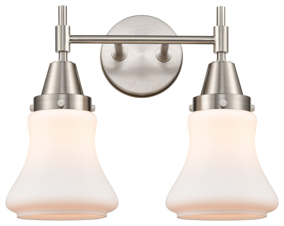 INNOVATIONS LIGHTING 447-2W-SN-G191-LED Caden 2 Light 17 inch Bath Vanity Light