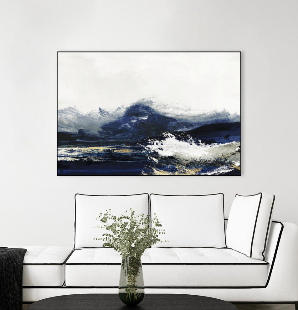 "Water" Framed Canvas by Giant Art 36"x24"