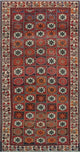 Vintage Sherazi Travis Red Runner 4'7"x8'10"