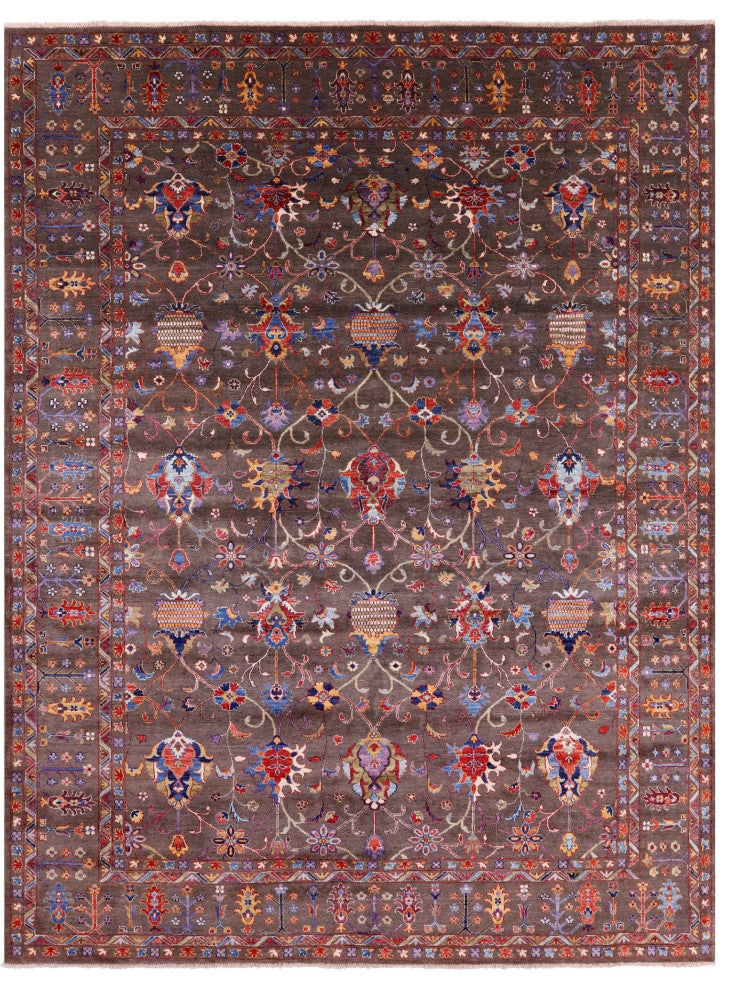 Persian Tabriz Handmade Wool Rug 8' 11" X 11' 10" Q9794