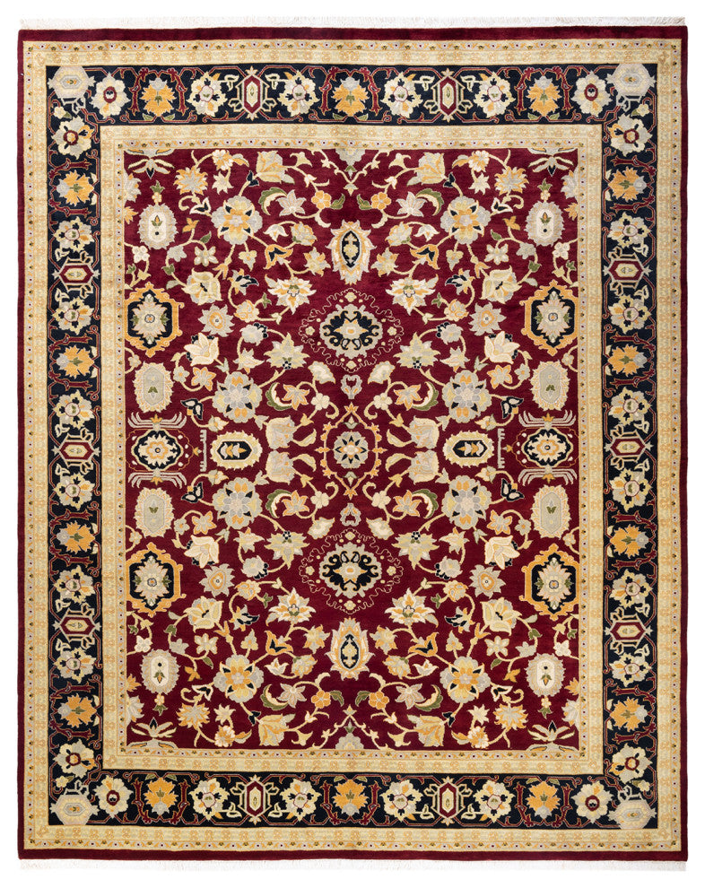 Mogul, One-of-a-Kind Hand-Knotted Area Rug Orange, 8'0"x10'0"