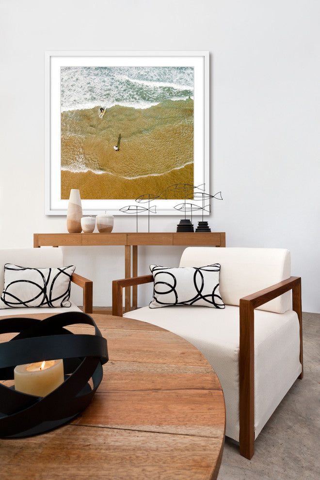 "In The Tide" Framed Print by Karolis Janulis