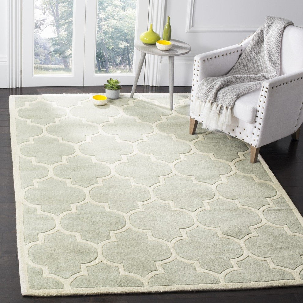 Safavieh Chatham CHT733E 4' Square Gray Rug