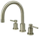 Kingston Brass Roman Tub Faucet, Brushed Nickel