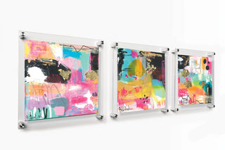 Set of 3 UV Grade Acrylic Floating Gallery Wall