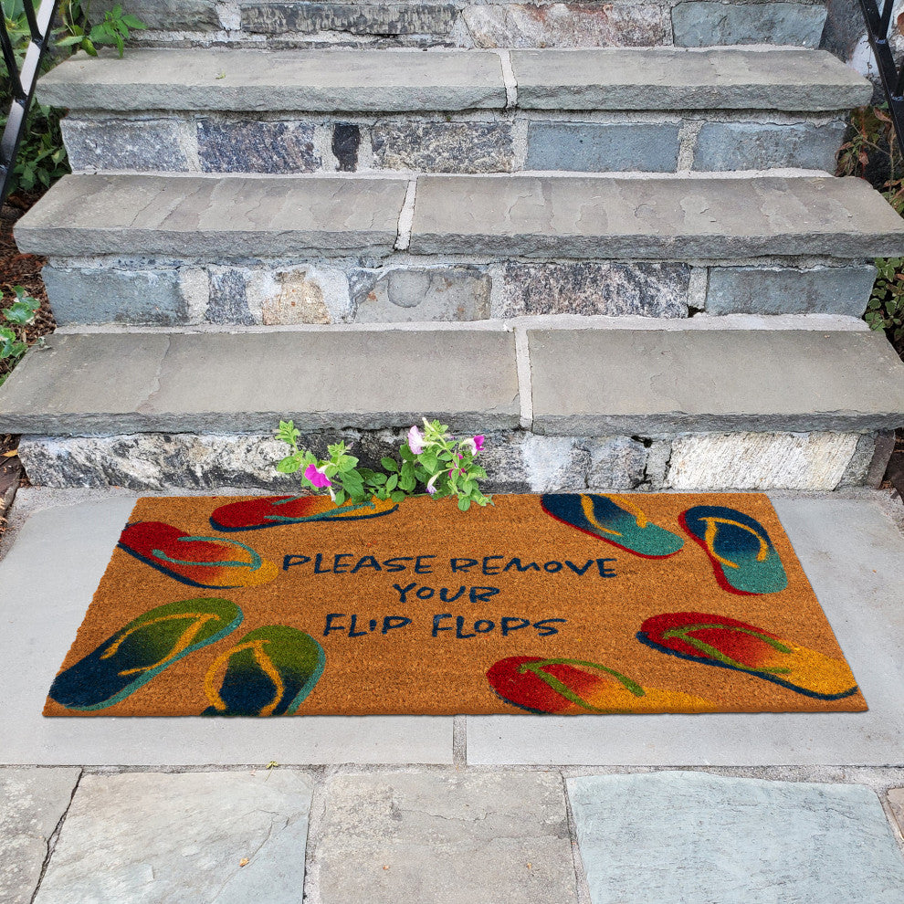 Natura Remove Flip Flops Outdoor Mat Spice 1'6"x2'6"