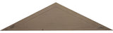 72"W x 18"H x 2 1/8"P Pitch 6/12 Triangle Gable Vent - Decorative