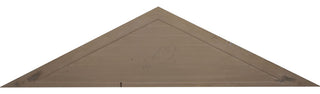 72"W x 18"H x 2 1/8"P Pitch 6/12 Triangle Gable Vent - Decorative