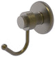 Mercury Robe Hook with Groovy Accents, Antique Brass