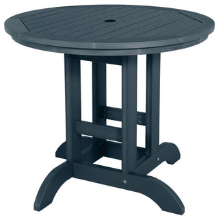 Round Dining Table, 36", Federal Blue