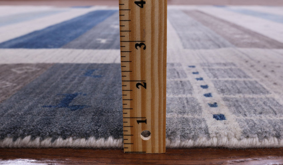 Handmade Tribal Persian Gabbeh Rug 5' 0" X 8' 0" Q10539