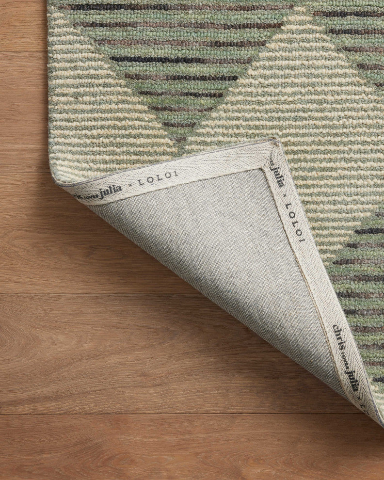 Chris Loves Julia x Loloi Francis Area Rug, Spa / Granite, 8'-6" X 12'