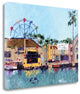 "Welcome To Balboa" By Leslie Seata, Giclee Print on Gallery Wrap Canvas