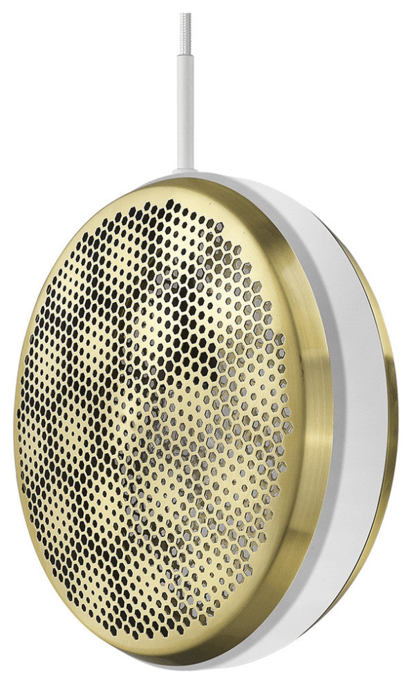 Tholos 1-Light White Pendant