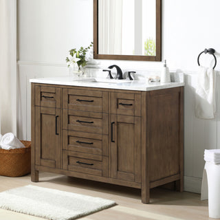 OVE Decors Tahoe Vanity, 48'' Almond Latte