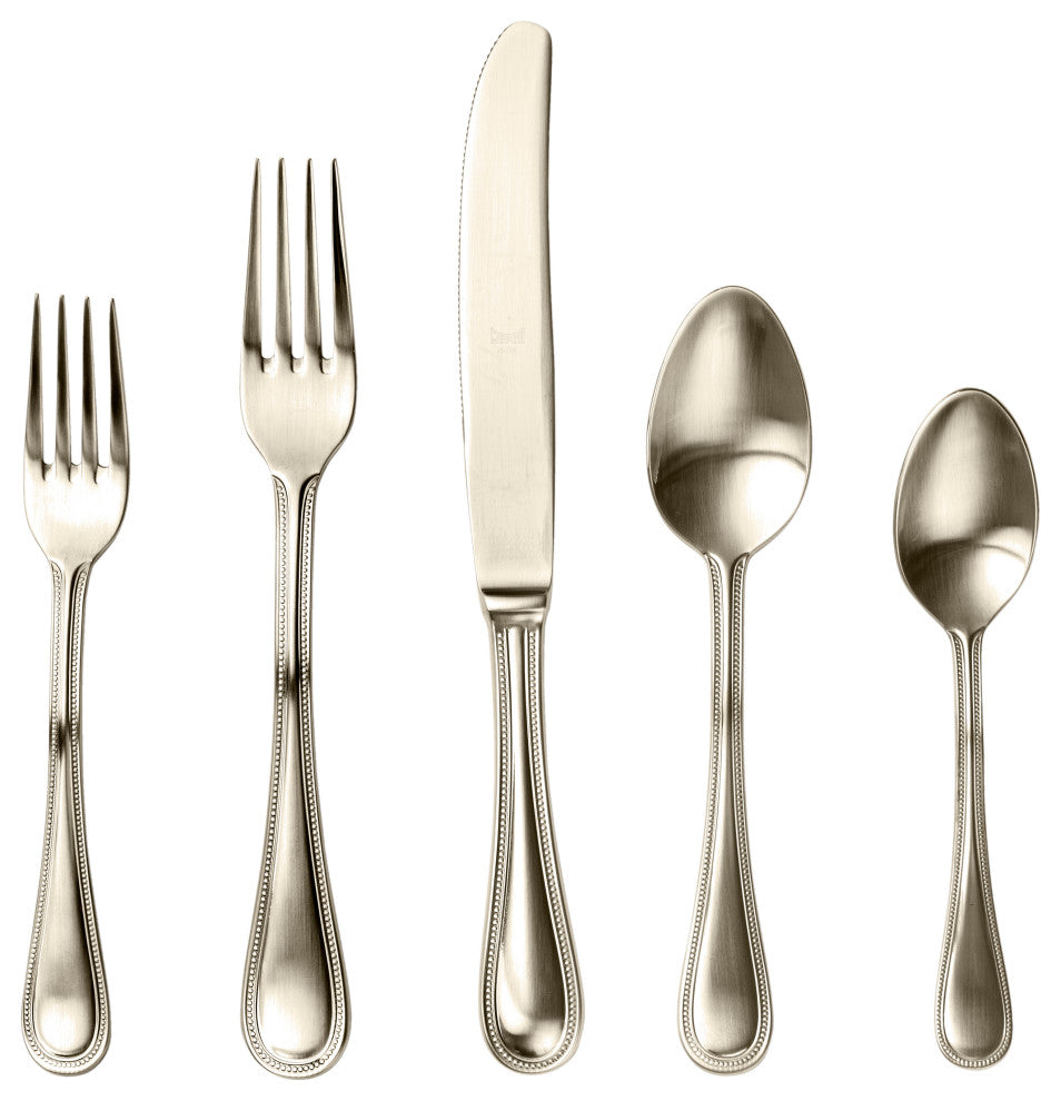 Perla Flatware Set, Ice Champagne, 20 Pcs.