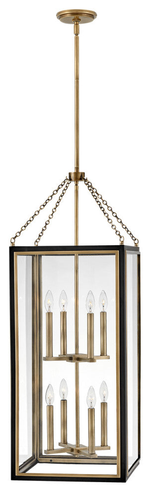 Hinkley Shaw Medium Multi Tier Pendant, Black