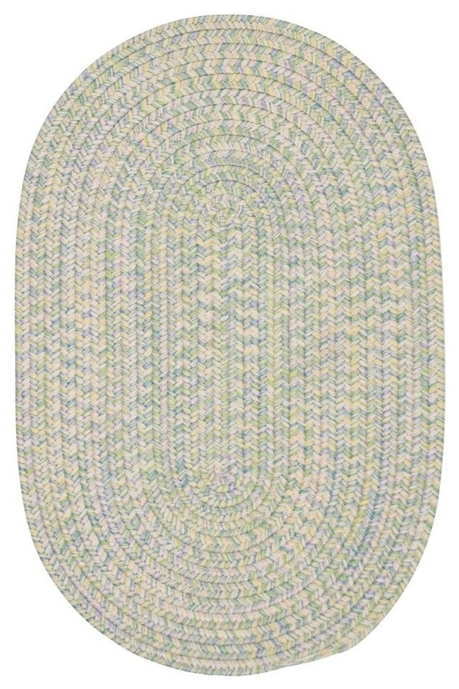 Colonial Mills Kicks Cove KC27 Pastel Indoor/Outdoor Area Rug, Oval 2'x4'