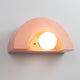 Crescent Wall Sconce, Gloss Blush