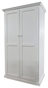 Modern Computer Armoire Desk, Bright White