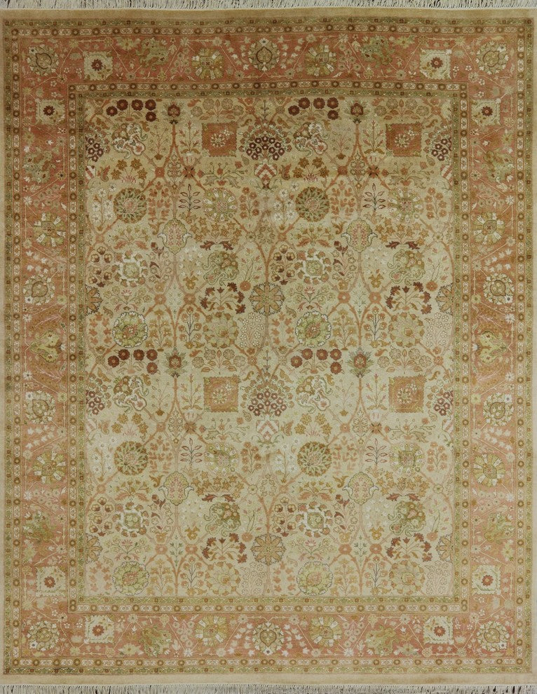 8'x10' Oriental Peshawar Hand Knotted Rug, W1999