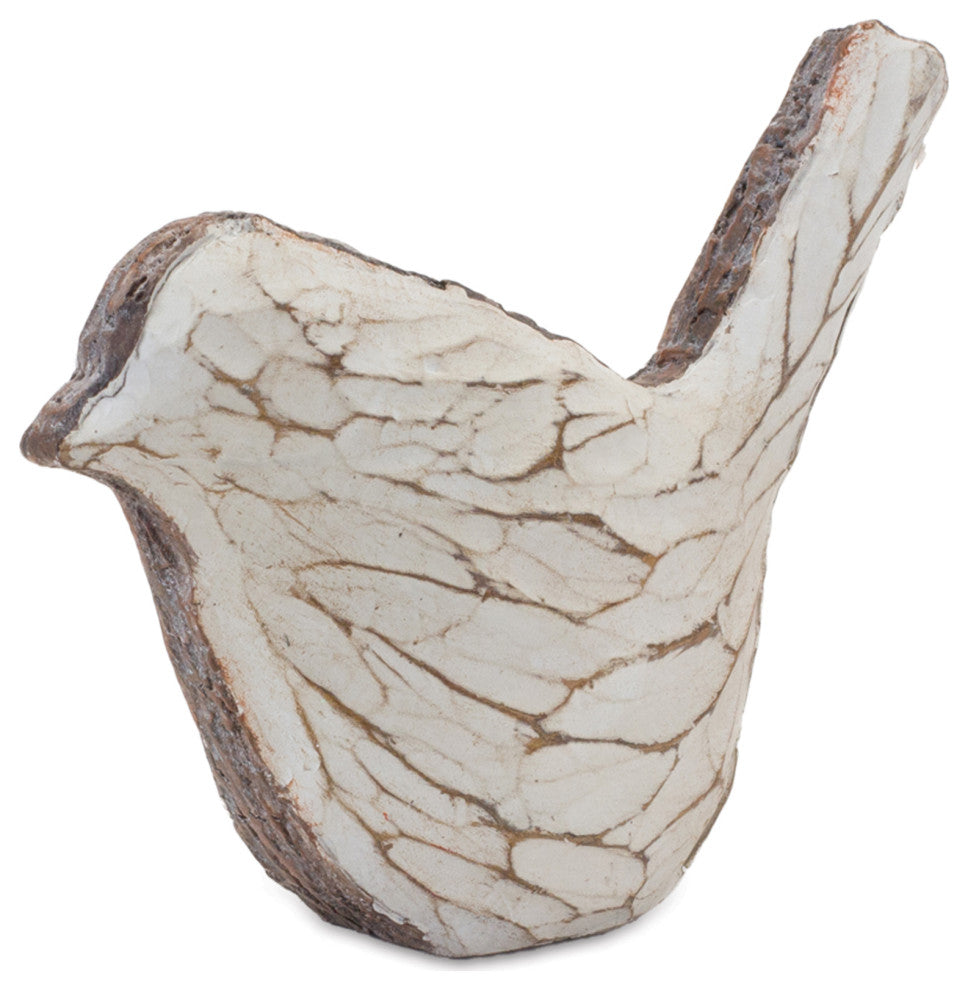 Carved Bird Figurine, Set of 4